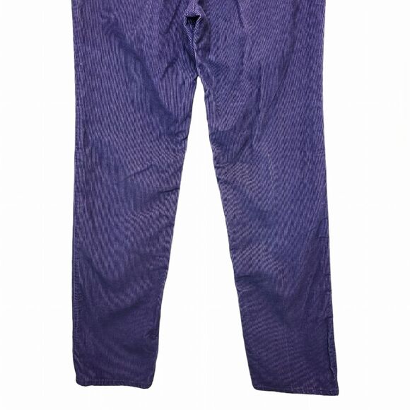 VTG 80s Wrangler Juniors 11 High Rise Straight Leg Corduroy Pants Purple - Picture 10 of 16